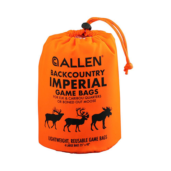 ALLEN BACKCOUNTRY IMPERIAL ELK GAME BAG 4P - Sale